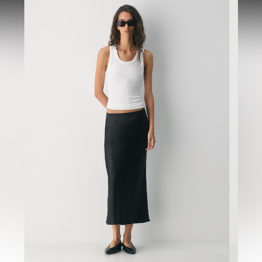 Slip Satin Maxi Skirt - Never Worn
